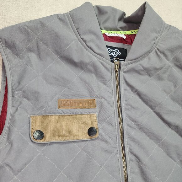 Saga Outerwear Snowboard Quilted Vest (L) - Picture 4 of 7